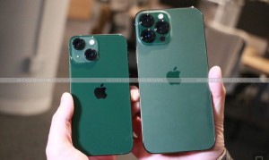 Trên tay iPhone 13 và iPhone 13 Pro phiên bản màu xanh lá