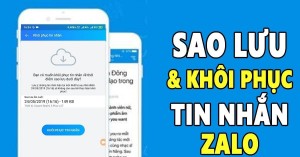 Cách khôi phục tin nhắn Zalo mà các bạn cần nên biết !